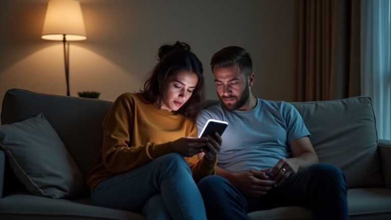 phone over partner love